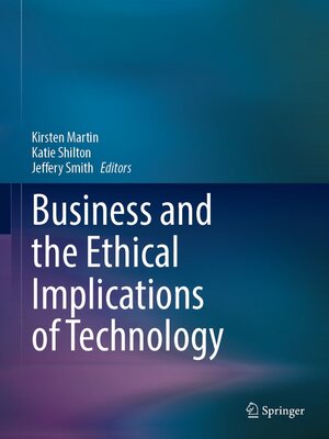 cover image of Business and the Ethical Implications of Technology